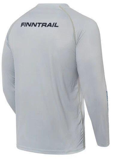 Marškinėliai Finntrail WAVE FISH Pilkas 6611, Dydis: XXL