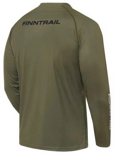 Marškinėliai Finntrail WAVE FISH Pilkas 6611, Dydis: S