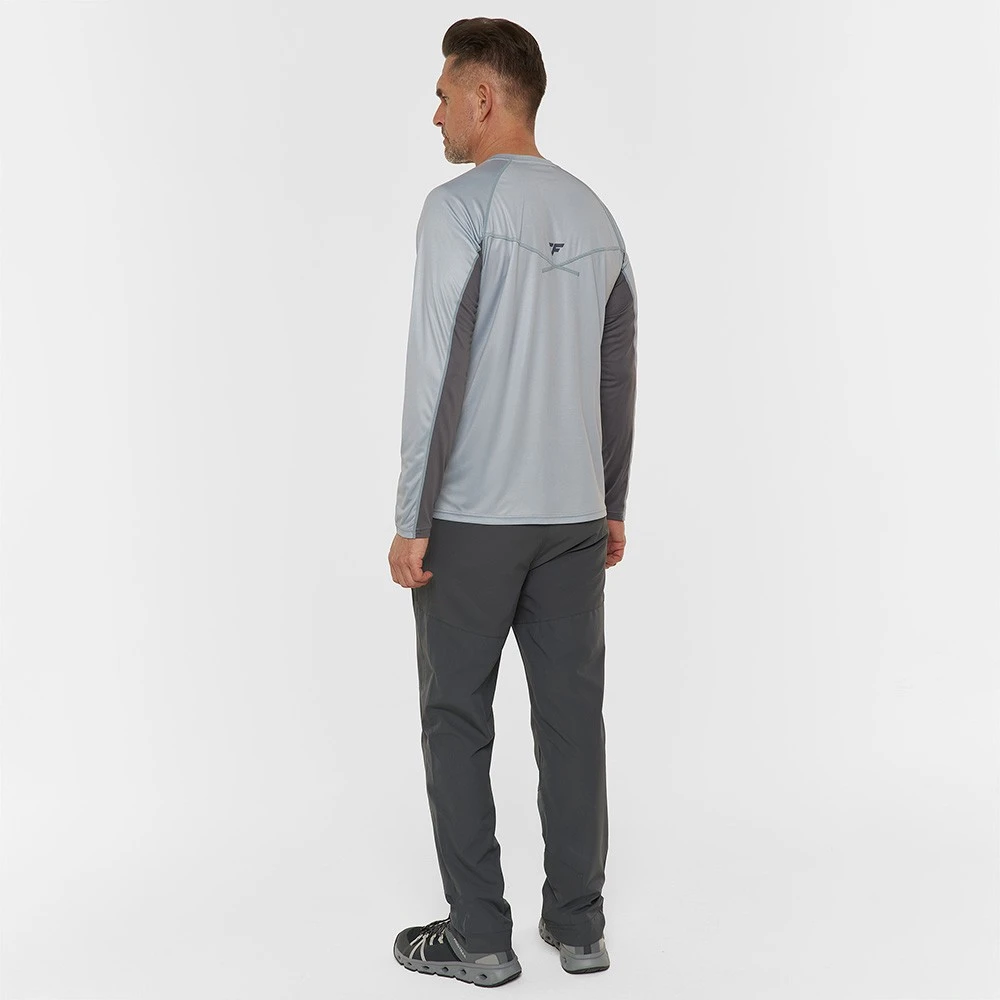 Marškinėliai Finntrail WAVE LOGO Pilkas 6613, Dydis: M