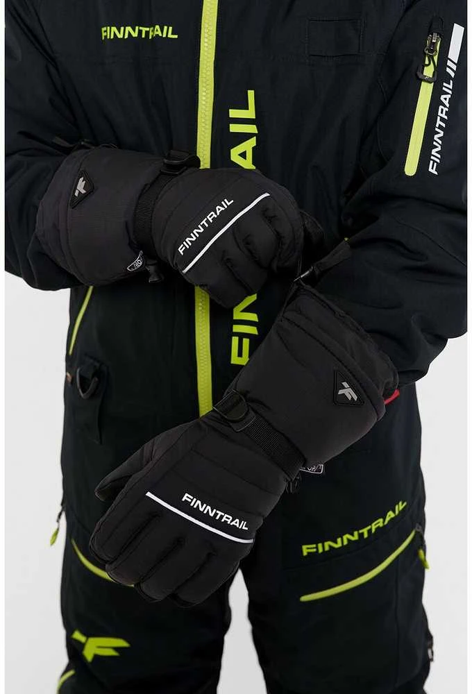 Šiltos pirštinės Finntrail FREERIDE Graphite 2700, Dydis: XL