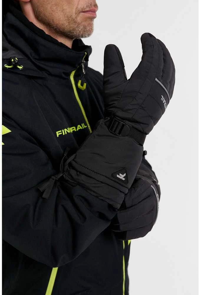 Šiltos pirštinės Finntrail FREERIDE Graphite 2700, Dydis: XL