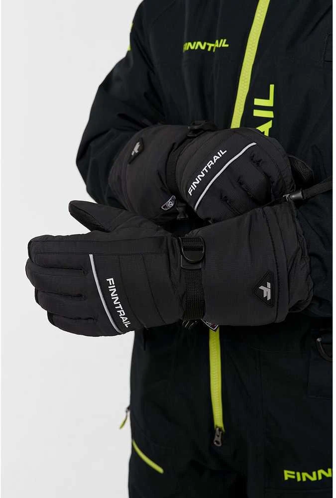 Šiltos pirštinės Finntrail FREERIDE Graphite 2700, Dydis: XL