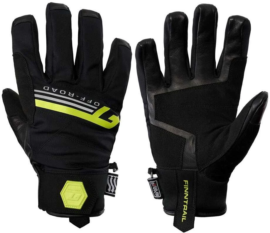 Šiltos pirštinės Finntrail GT GreyYellow 2790, Dydis: XL