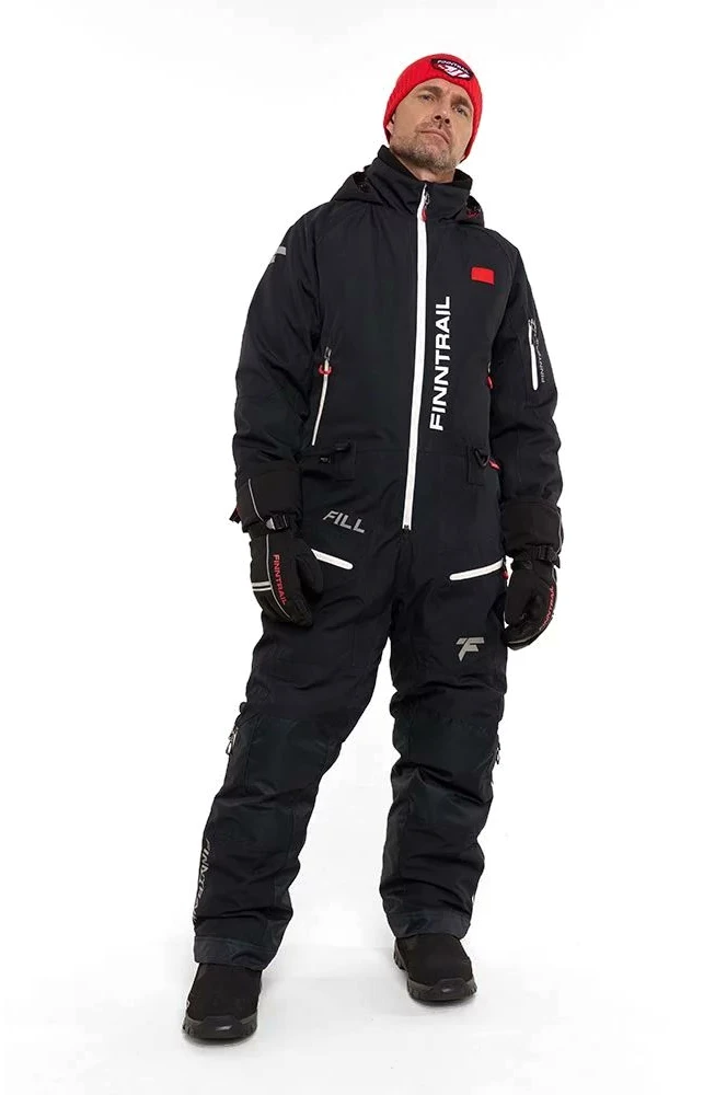 Šiltas kombinezonas Finntrail FLOAT Graphite 3902, Dydis: L