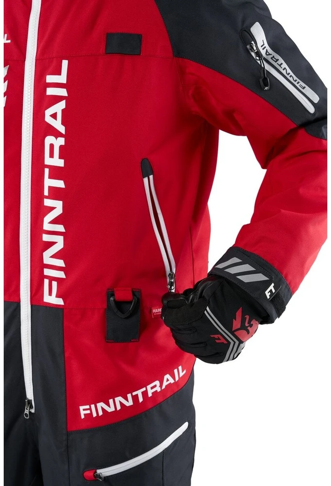 Šiltas kombinezonas Finntrail FLOAT Raudona 3902, Dydis: ML