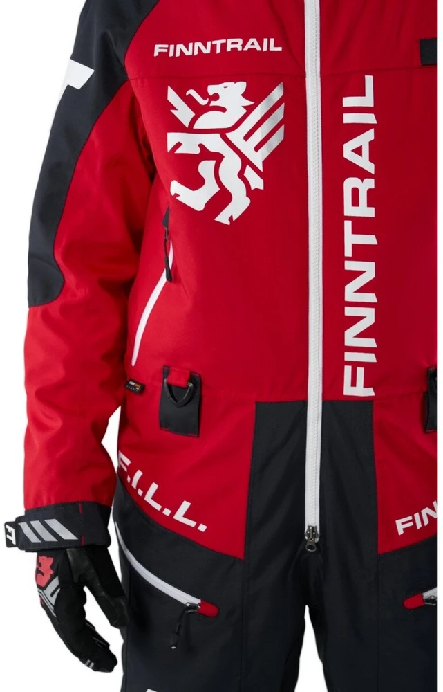 Šiltas kombinezonas Finntrail FLOAT Raudona 3902, Dydis: ML