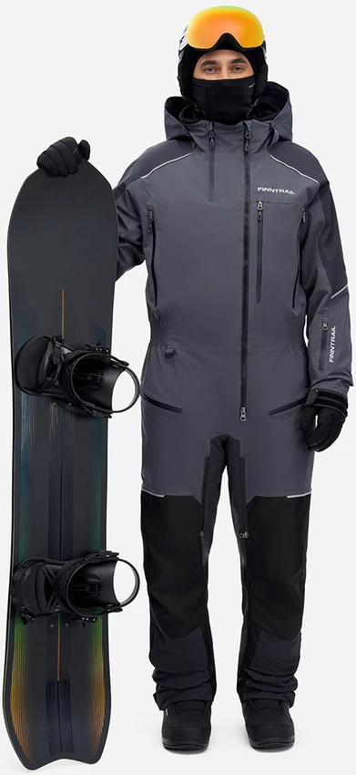 Šiltas kombinezonas Finntrail RIDGE GreyGraphite 3854, Dydis: L
