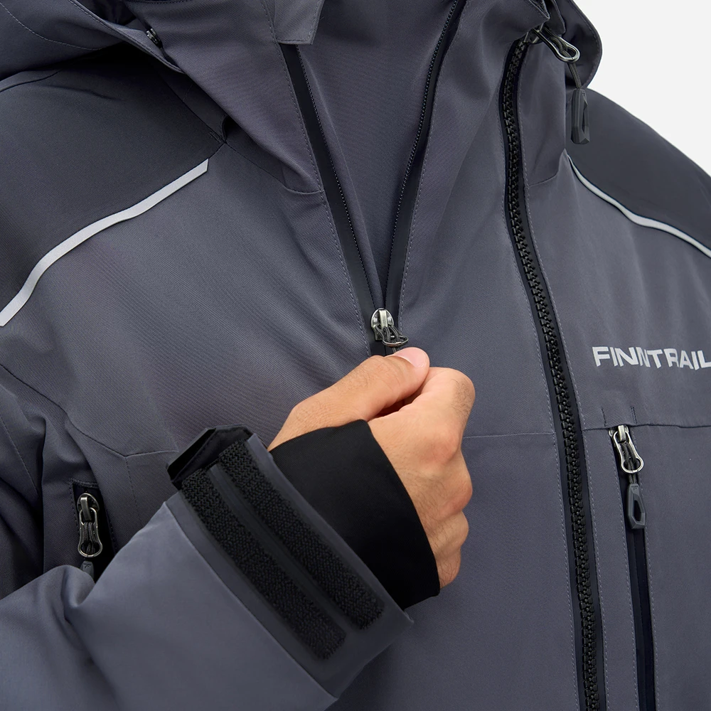 Šiltas kombinezonas Finntrail RIDGE GreyGraphite 3854, Dydis: L
