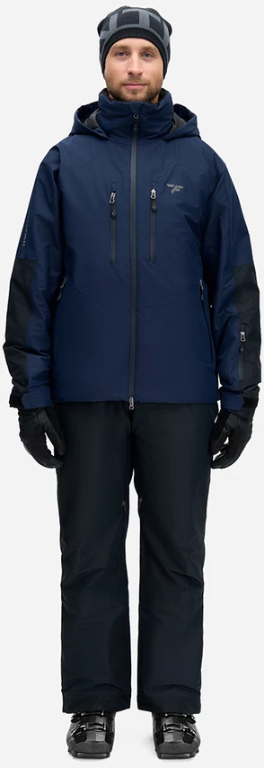 Šiltas puskombinezonis Finntrail ATLAS BIB Graphite 4617, Dydis: L
