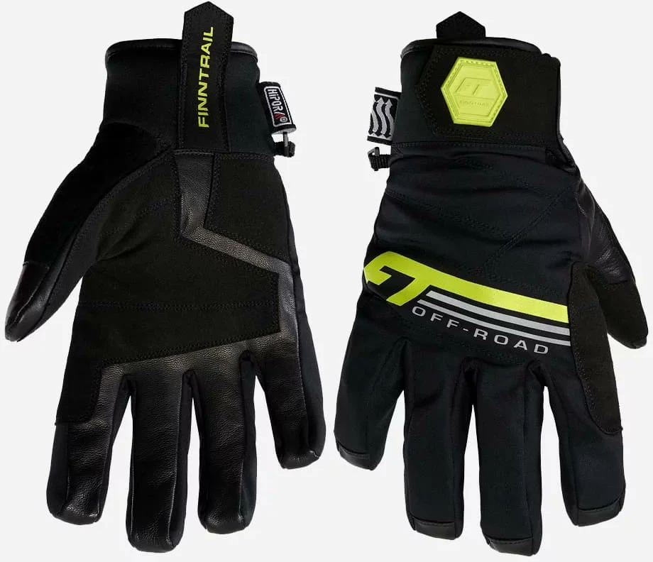 Šiltos pirštinės Finntrail GT GreyYellow 2790, Dydis: XL