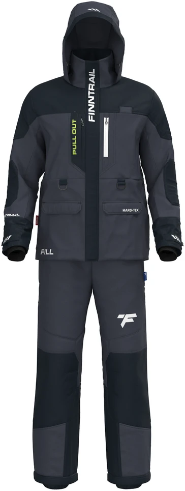 Šiltas kostiumas Finntrail ESCAPE DarkGrey 3756, Dydis: XL