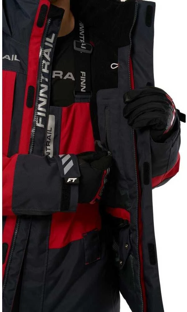 Šiltas kostiumas Finntrail POWERMAN Raudona 3752, Dydis: XXXL
