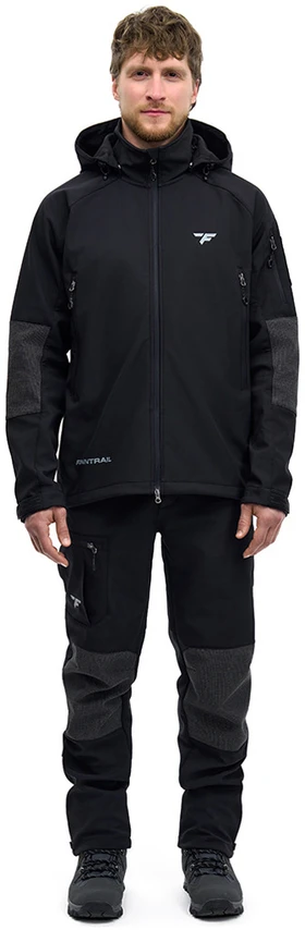 Softshell striukė Finntrail TACTIC Graphite 1323 Softshell, Dydis: S
