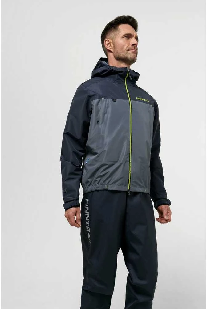 Lietaus striukė Finntrail APEX GreyGreen 4027, Dydis: XXXL