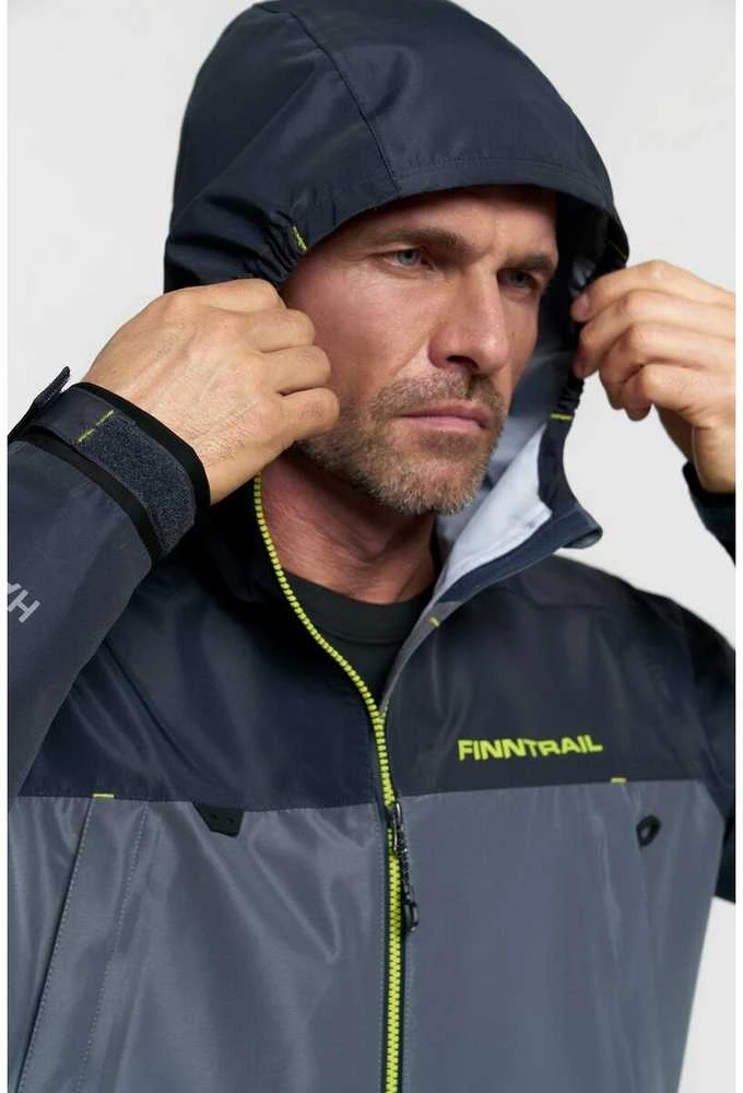 Lietaus striukė Finntrail APEX GreyGreen 4027, Dydis: XXXL