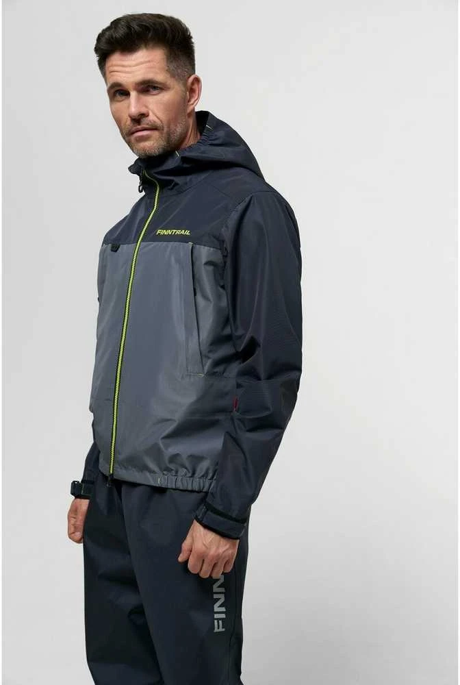 Lietaus striukė Finntrail APEX GreyGreen 4027, Dydis: XXXL