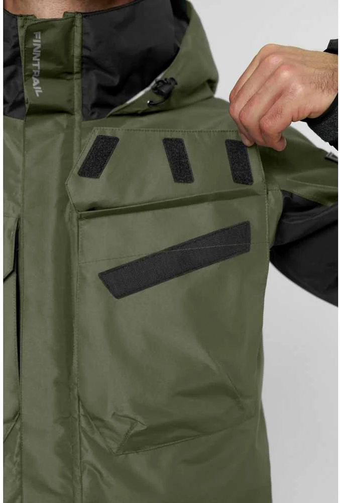 Braidymo striukė Finntrail COASTER Khaki 4023, Dydis: L