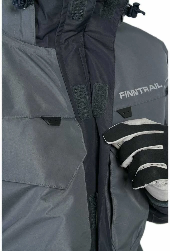 Braidymo striukė Finntrail COASTER Pilkas 4023, Dydis: L