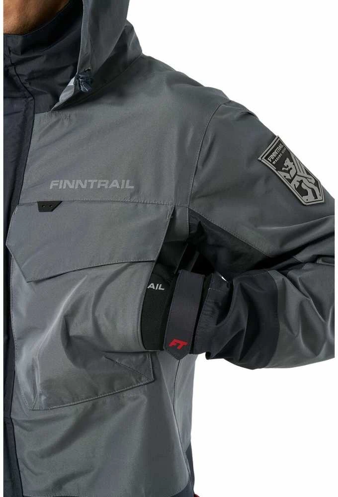 Braidymo striukė Finntrail COASTER Pilkas 4023, Dydis: L