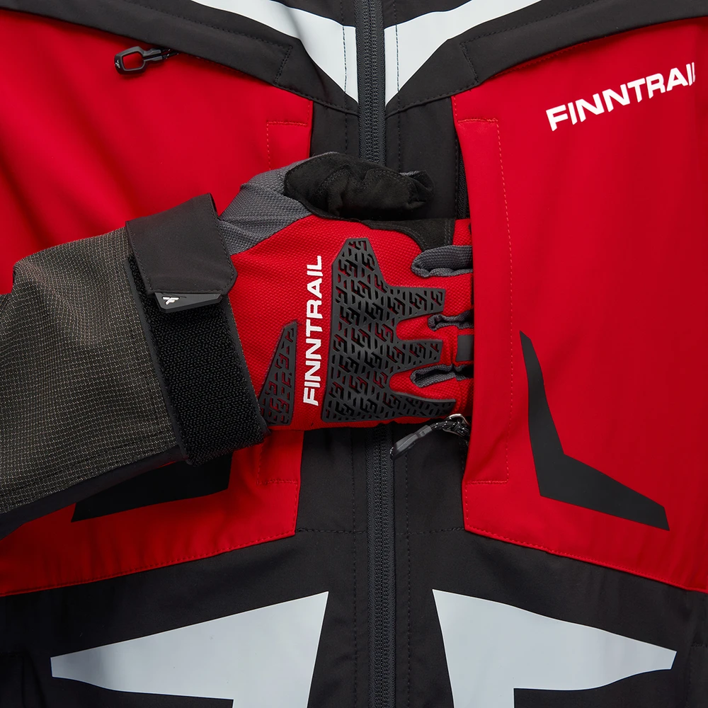Striukė Finntrail ENDURO GraphiteRed 1308, Dydis: XXL
