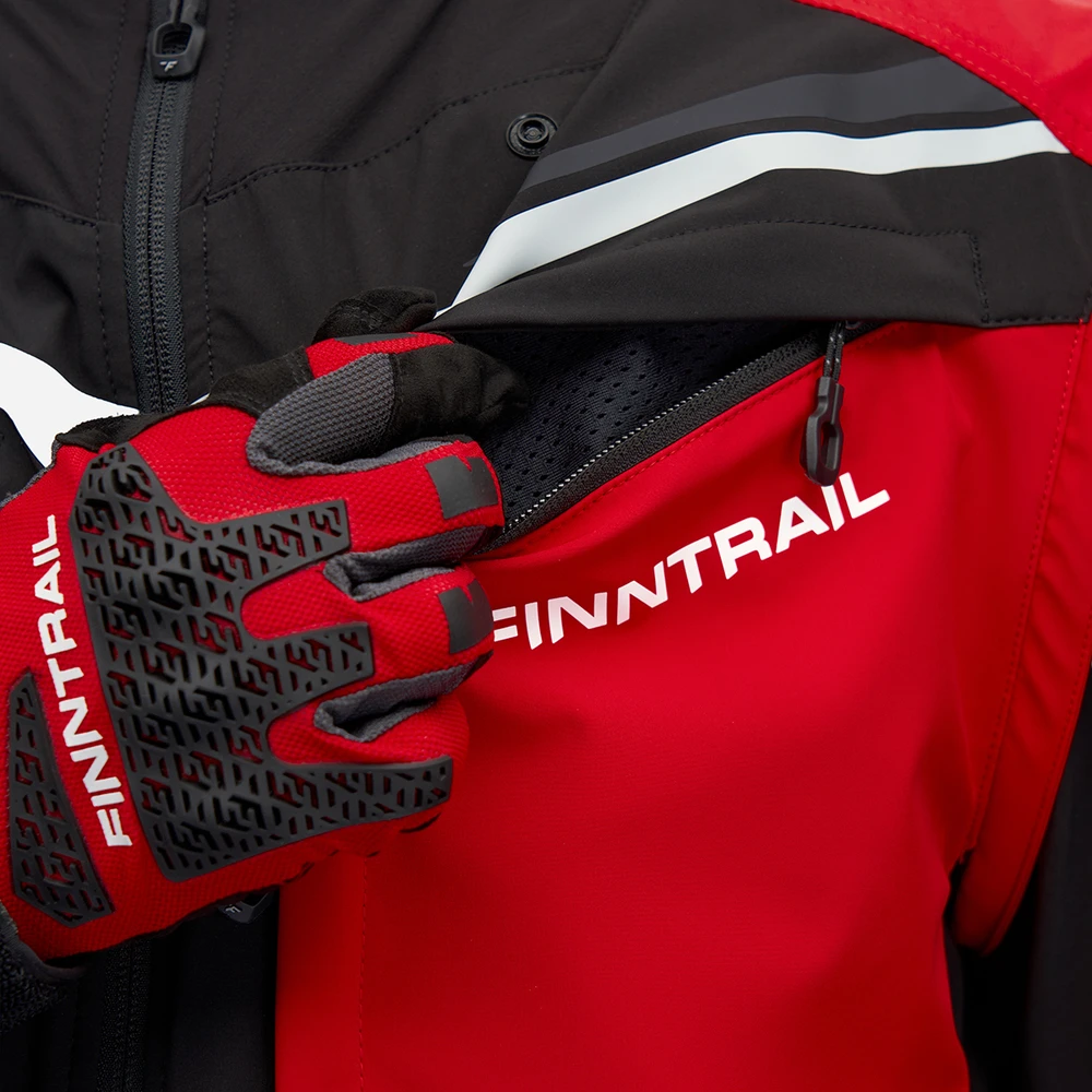 Striukė Finntrail ENDURO GraphiteRed 1308, Dydis: XXL