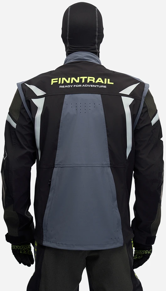 Striukė Finntrail ENDURO GraphiteYellow 1308, Dydis: XL