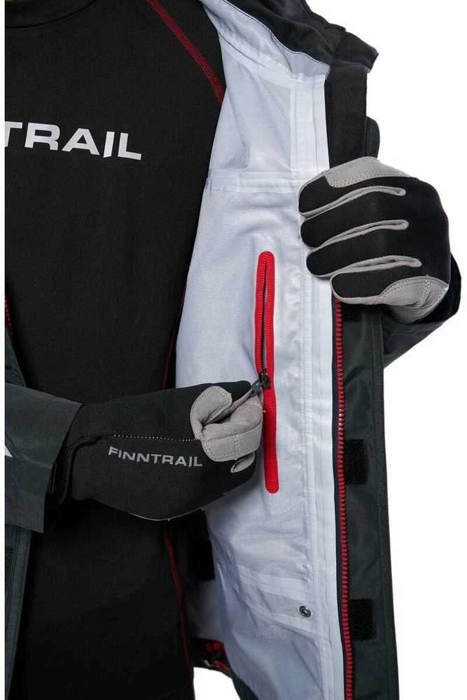 Braidymo striukė Finntrail GREENWOOD Pilkas 4021, Dydis: L