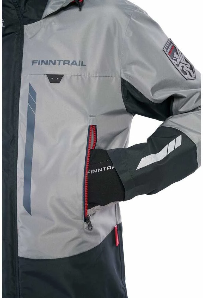 Braidymo striukė Finntrail GREENWOOD Pilkas 4021, Dydis: L