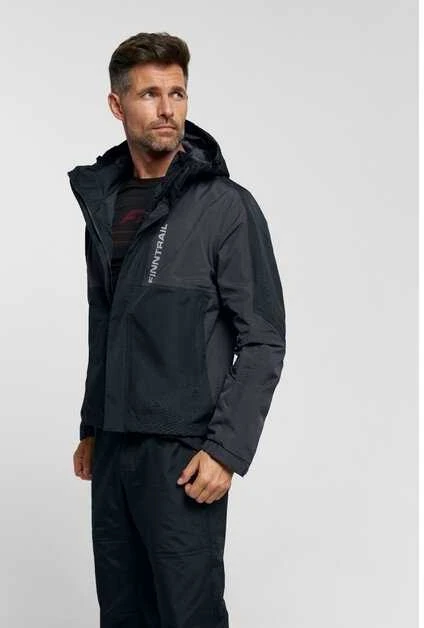 Lietaus striukė Finntrail LIGHTSUIT Graphite 3504, Dydis: XXXL