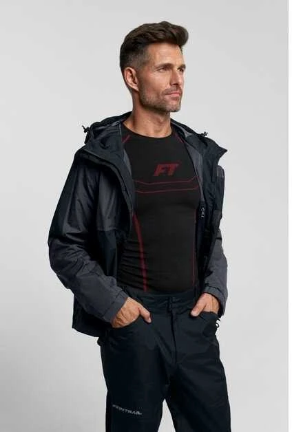 Lietaus striukė Finntrail LIGHTSUIT Graphite 3504, Dydis: M