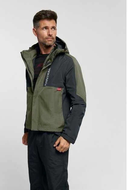 Lietaus striukė Finntrail LIGHTSUIT Khaki 3504, Dydis: XL