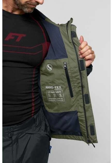 Lietaus striukė Finntrail LIGHTSUIT Khaki 3504, Dydis: XXXL