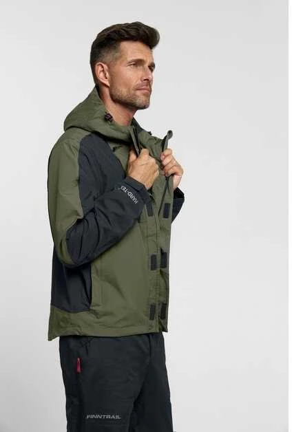 Lietaus striukė Finntrail LIGHTSUIT Khaki 3504, Dydis: XXXL