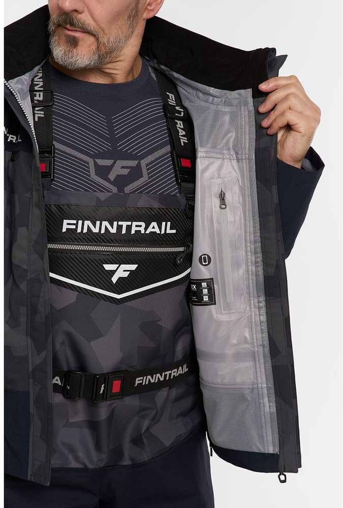 Braidymo striukė Finntrail MUDWAY CamoShadowBlack 2018, Dydis: XL