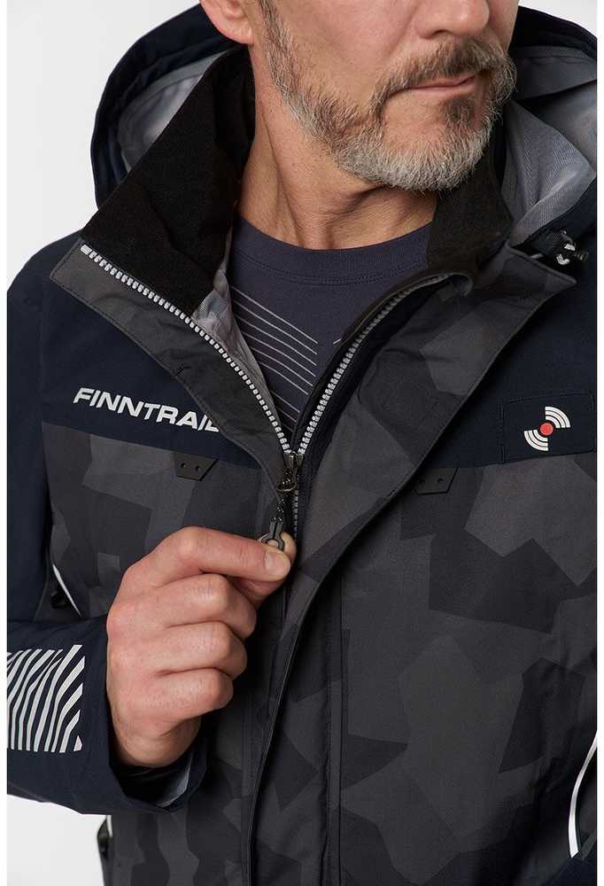 Braidymo striukė Finntrail MUDWAY CamoShadowBlack 2018, Dydis: XL