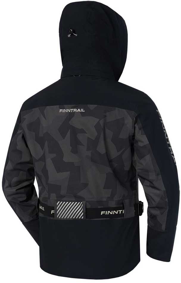 Braidymo striukė Finntrail MUDWAY CamoShadowBlack 2018, Dydis: XL