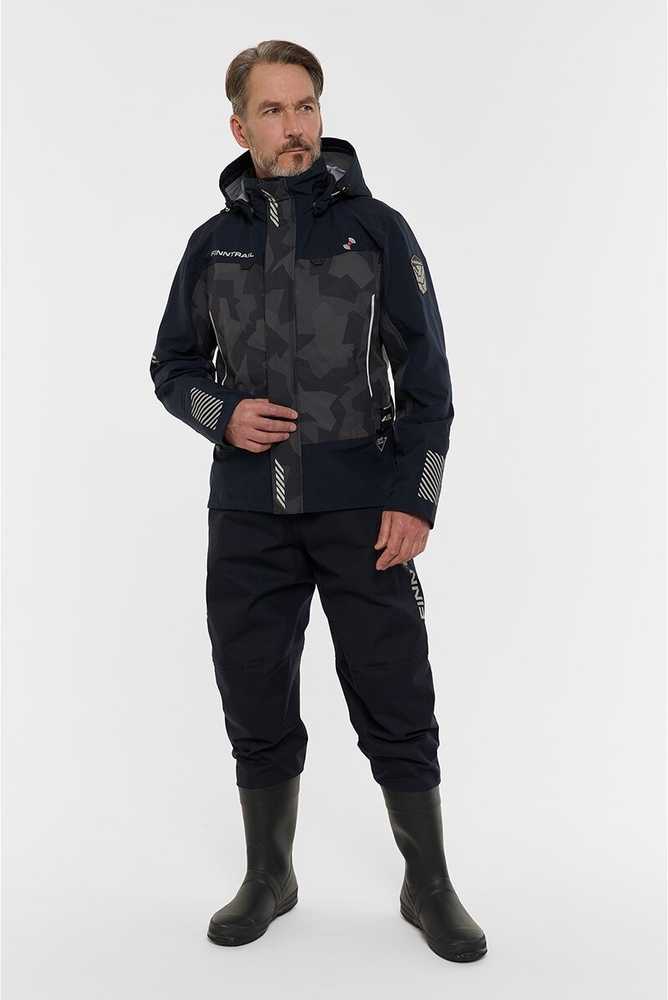 Braidymo striukė Finntrail MUDWAY CamoShadowBlack 2018, Dydis: XL