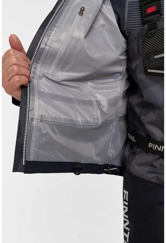 Braidymo striukė Finntrail MUDWAY CamoShadowBlack 2018, Dydis: XL