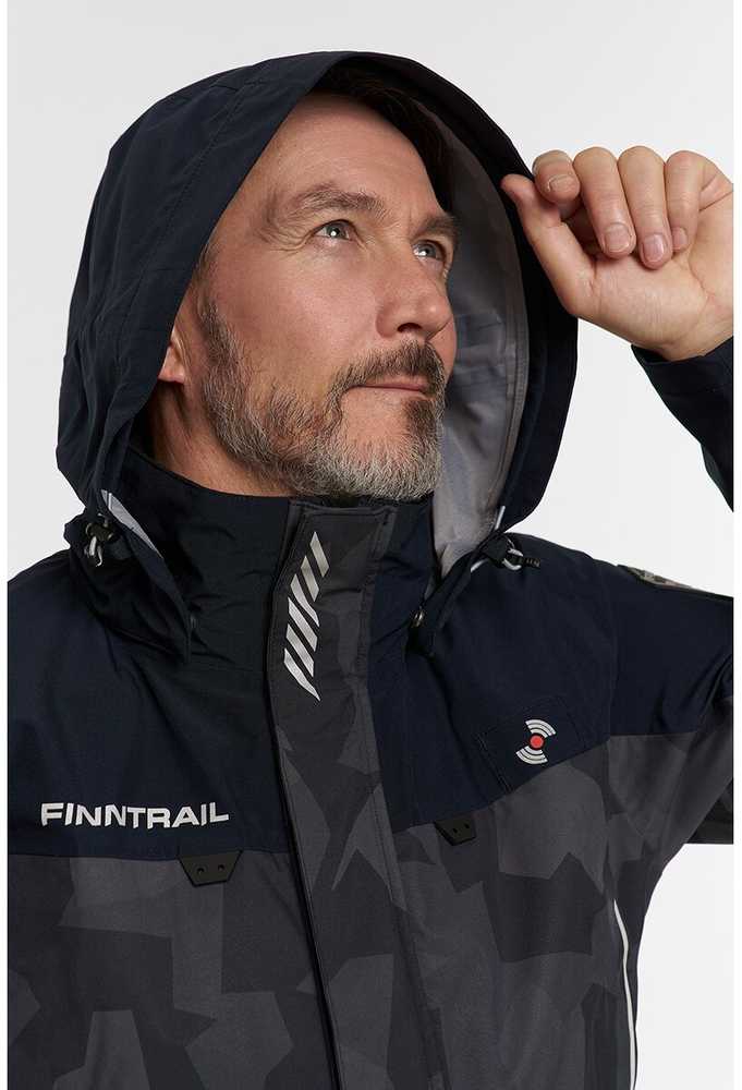 Braidymo striukė Finntrail MUDWAY CamoShadowBlack 2018, Dydis: XL