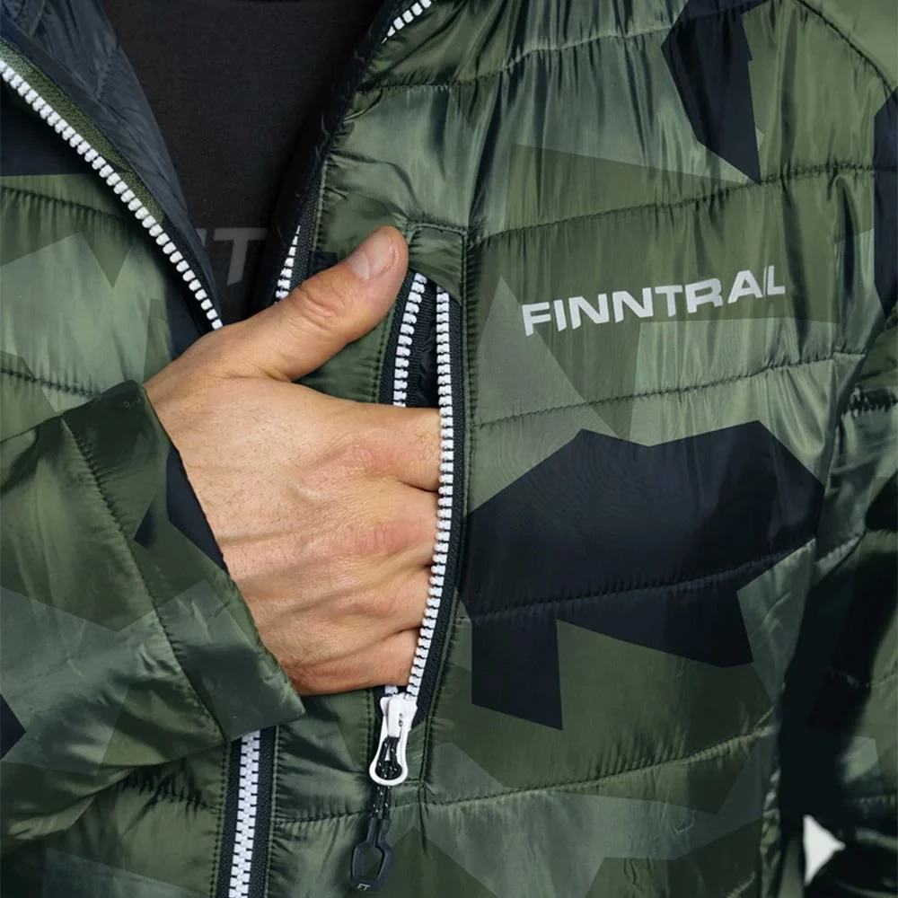 Termo striukė Finntrail MASTER HOOD CamoArmy 1504 (II termo sluoksnis), Dydis: XS