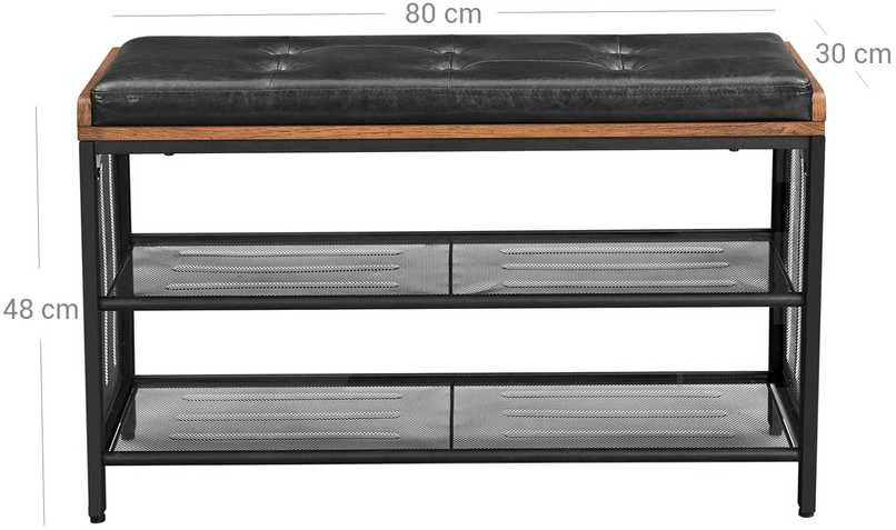 Leobert Songmics Lentyna batams-minkštasuolis LBS75X, ruda/juoda
