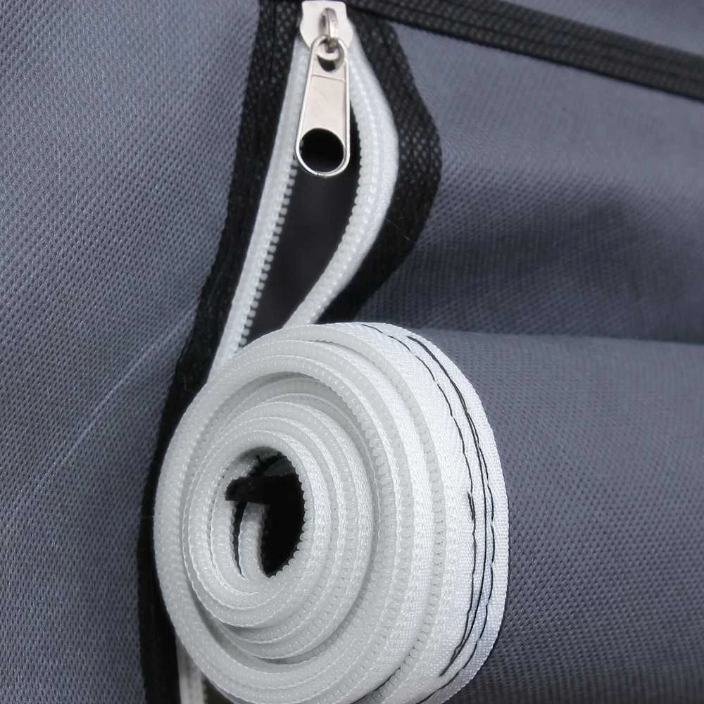 Songmics Didelė medžiaginė spinta 175 x 150 cm Pilka