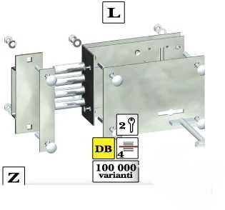 Garažo spyna Kurzemes Arta-2 1202ZL-DB