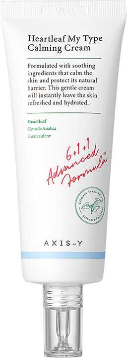 Axis-Y AXIS-Y Heartleaf My Type Calming Kreminis 60 ml 60ml korėjietiškas kremas sudirgusiai odai