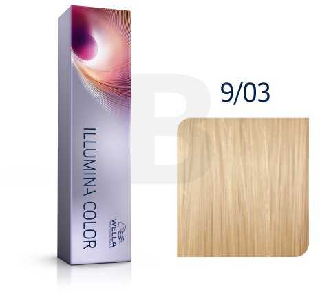 Wella Professional Illumina Color 9/03 60ml plaukų priemonė