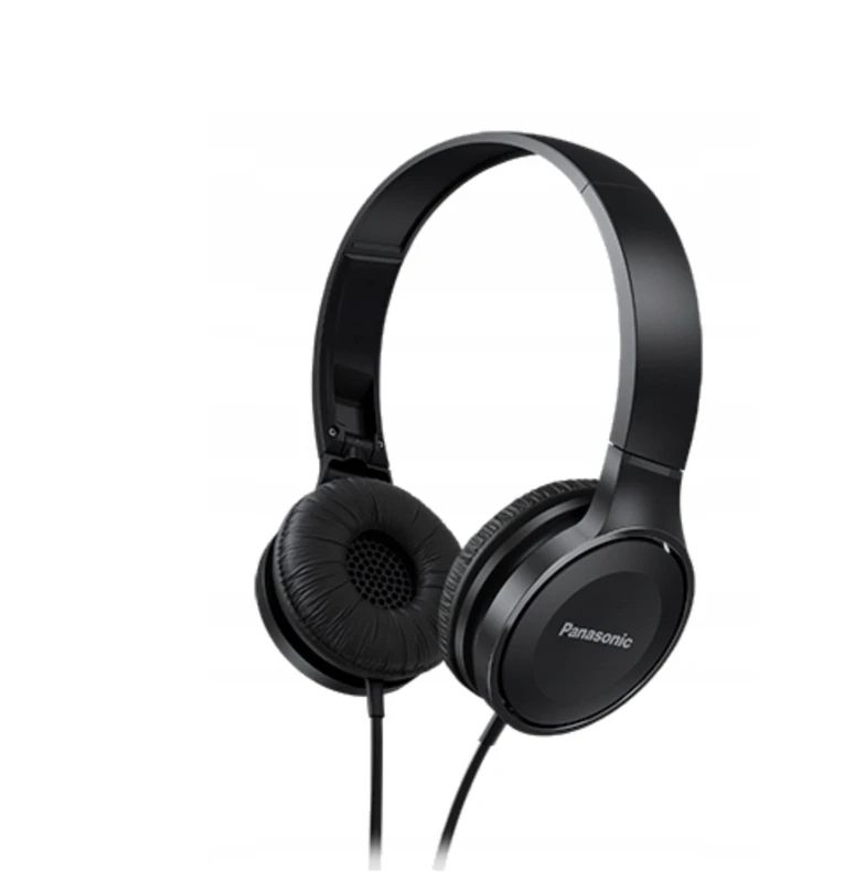Stereofoninės ausinės Panasonic RP-HF100E-K, Juodos