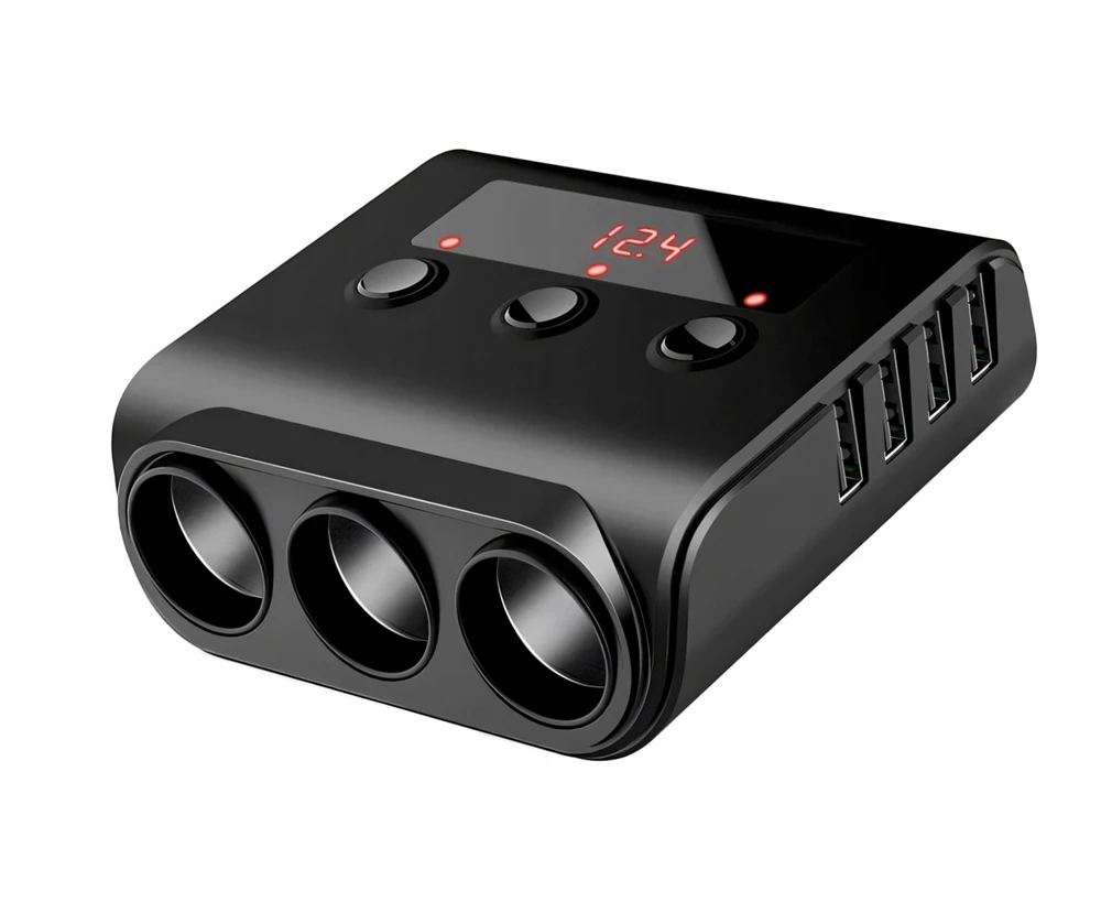 Automobilinis skirstytuvas PowerHub 4USB
