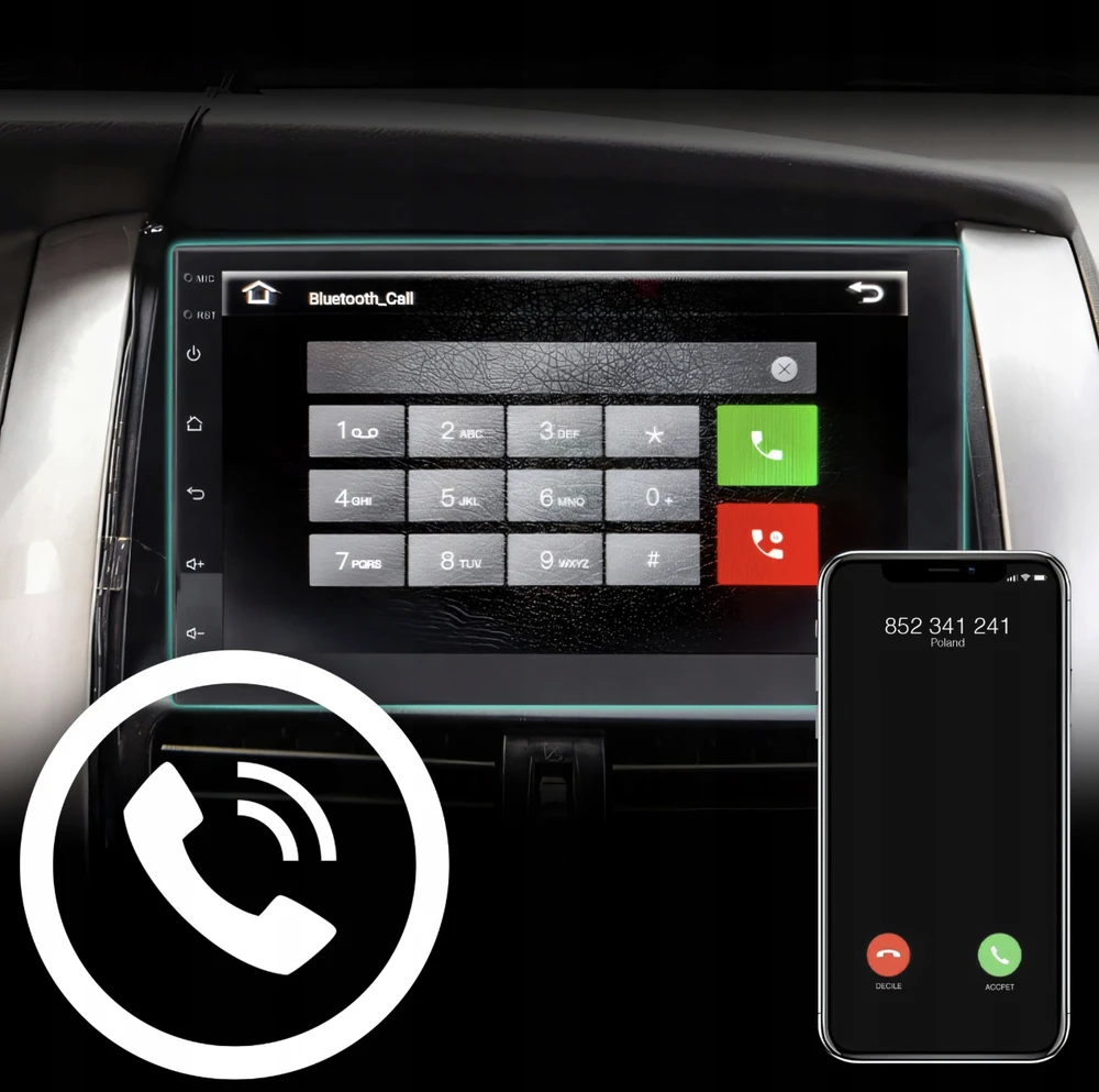 Automagnetola Automobilio multimedijos sistema AutoConnect 7" ekranas