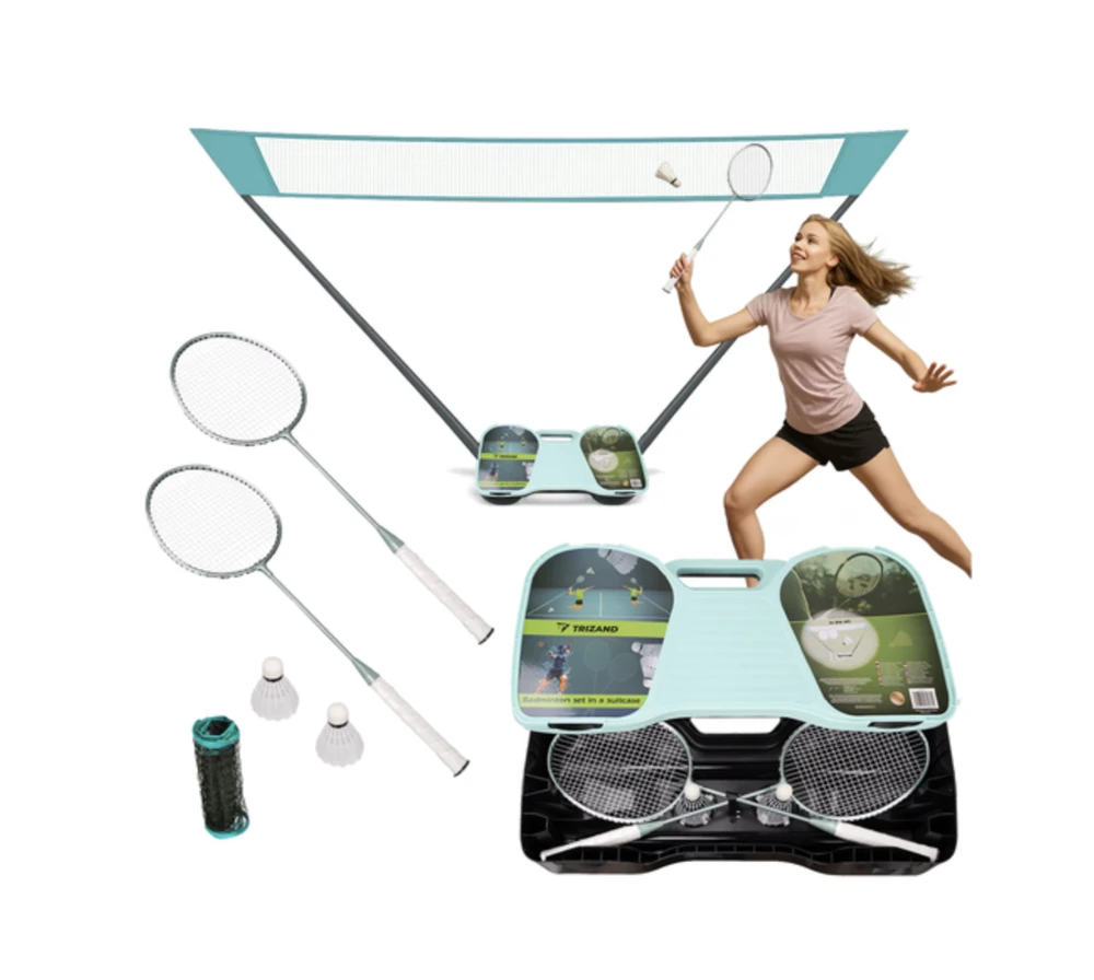 „Trizand 25515“ badmintono rinkinys dėkle