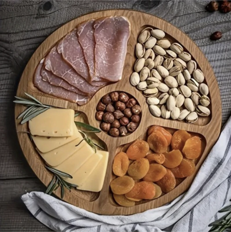 Besisukanti bambuko lentelė užkandžiams Ruhhy 24290